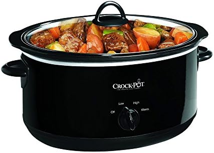 Crock-Pot 8 Quart Manual Slow Cooker – Black S10D