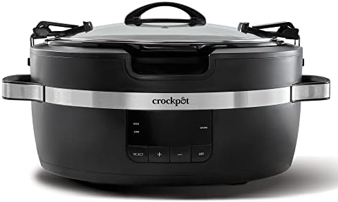 Crock-Pot Thermoshield 6 Quart Slow Cooker with Carry Handles S12M