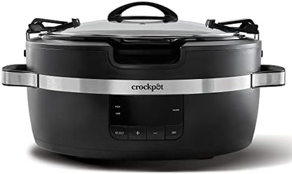 Crock-Pot Thermoshield 6 Quart Slow Cooker with Carry Handles S12M