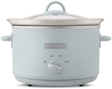 Crock-Pot 4.5 Quart Manual Slow Cooker – Macaroon Blue S17E
