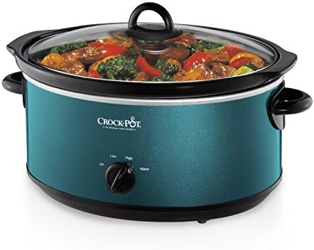 Crock-Pot 7 Quart Manual Slow Cooker – Turquoise S25Z