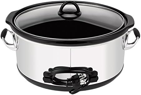 Crock-Pot 7 Quart Programmable Slow Cooker – Polished Platinum S23R