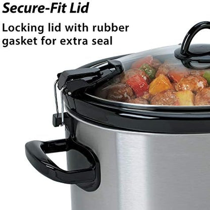 Crock-Pot Cook & Carry 6 Quart Portable Slow Cooker S07G