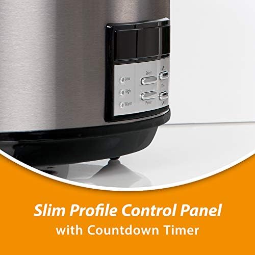 Crock-Pot 8 Quart Programmable Slow Cooker with Auto Warm S28Z
