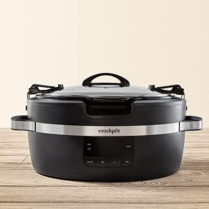 Crock-Pot Thermoshield 6 Quart Slow Cooker with Carry Handles S12M