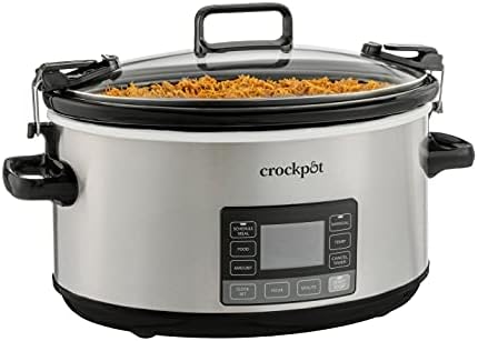 Crock-Pot 7 Quart Portable Programmable Slow Cooker with Timer S27S