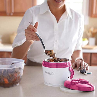 Crock-Pot Lunch Crock Portable Food Warmer 20oz – Pink S03T