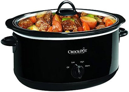 Crock-Pot 8 Quart Manual Slow Cooker – Black S10D