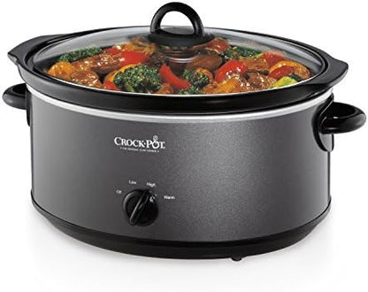 Crock-Pot 7 Quart Slow Cooker – Charcoal S09S