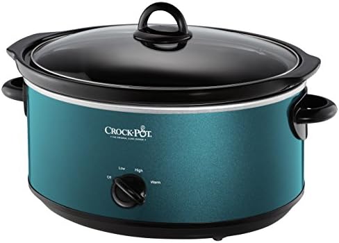 Crock-Pot 7 Quart Manual Slow Cooker – Turquoise S25Z