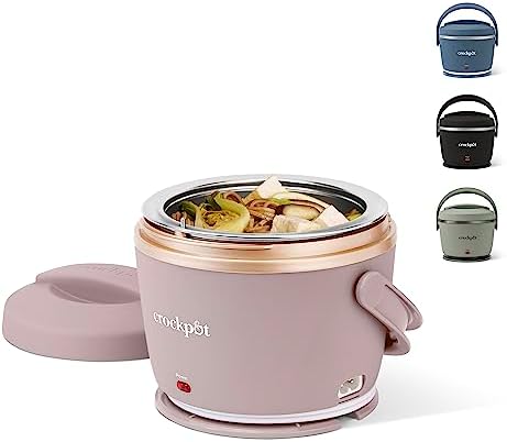 Crock-Pot Electric Lunch Box Food Warmer 20oz – Blush Pink S18V