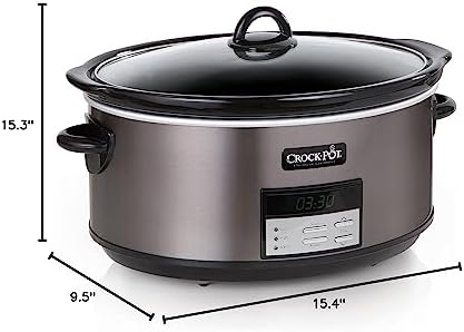 Crock-Pot 8 Quart Programmable Slow Cooker with Auto Warm S28Z