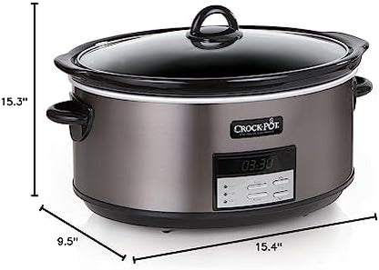 Crock-Pot 8 Quart Programmable Slow Cooker with Auto Warm S28Z