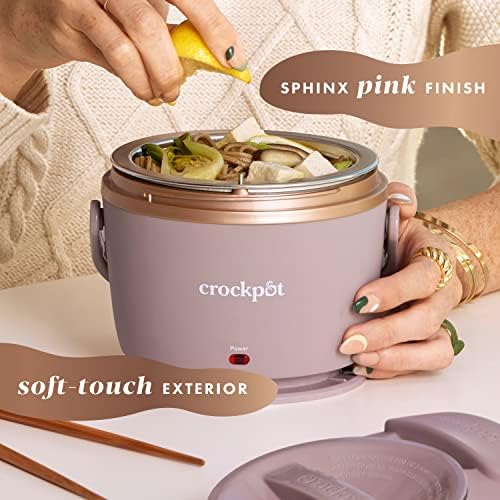 Crock-Pot Electric Lunch Box Food Warmer 20oz – Blush Pink S18V