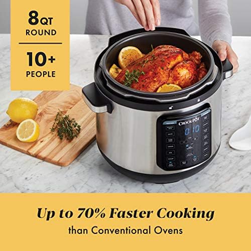 Crock-Pot 8 Quart Express Crock Multi-Use Pressure Cooker S05J