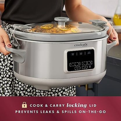 Crock-Pot 7 Quart Programmable Cook & Carry Slow Cooker S19G