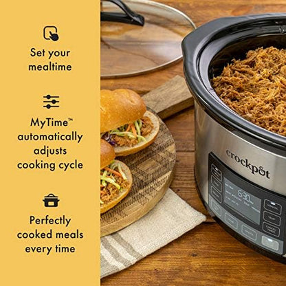 Crock-Pot MyTime 6 Quart Programmable Slow Cooker S08A
