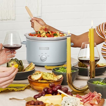 Crock-Pot 4.5 Quart Manual Slow Cooker – Macaroon Blue S17E