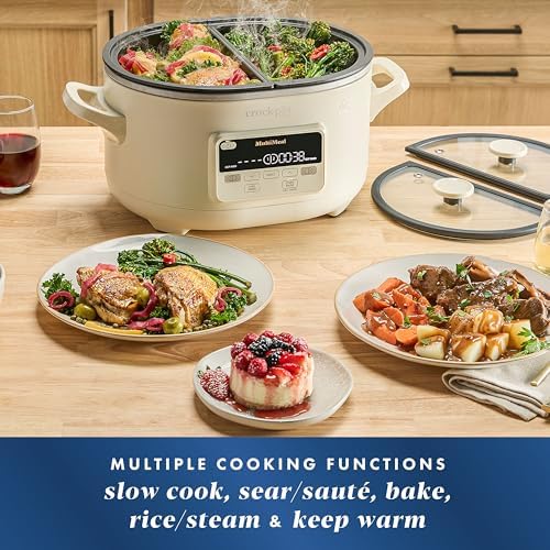 Crock-Pot MultiMeal Multicooker with Programmable Slow Cooker S16P