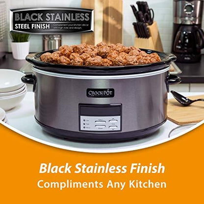 Crock-Pot 8 Quart Programmable Slow Cooker with Auto Warm S28Z