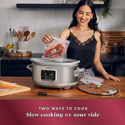 Crock-Pot 7 Quart Programmable Cook & Carry Slow Cooker S19G
