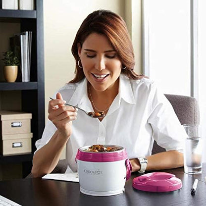 Crock-Pot Lunch Crock Portable Food Warmer 20oz – Pink S03T
