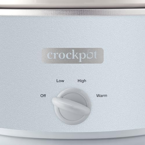 Crock-Pot 4.5 Quart Manual Slow Cooker – Macaroon Blue S17E