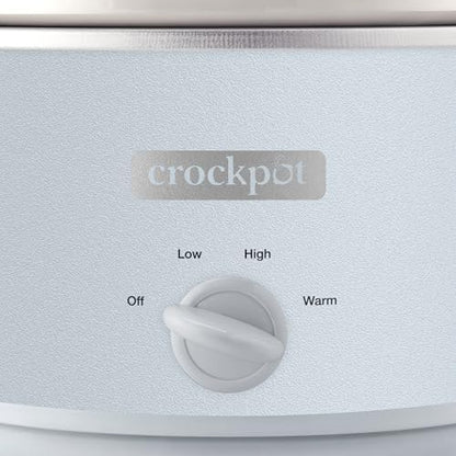 Crock-Pot 4.5 Quart Manual Slow Cooker – Macaroon Blue S17E