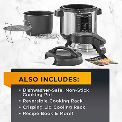 Crock-Pot Express Crisp 8 Quart 10-in-1 Pressure Cooker S06T