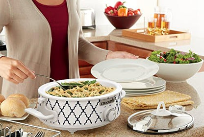 Crock-Pot 2.5 Quart Compact Casserole Slow Cooker S20D