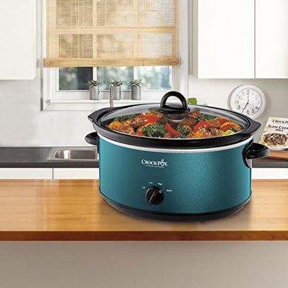 Crock-Pot 7 Quart Manual Slow Cooker – Turquoise S25Z