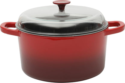 Crock-Pot 3 Quart Enameled Cast Iron Dutch Oven – Aqua S02L