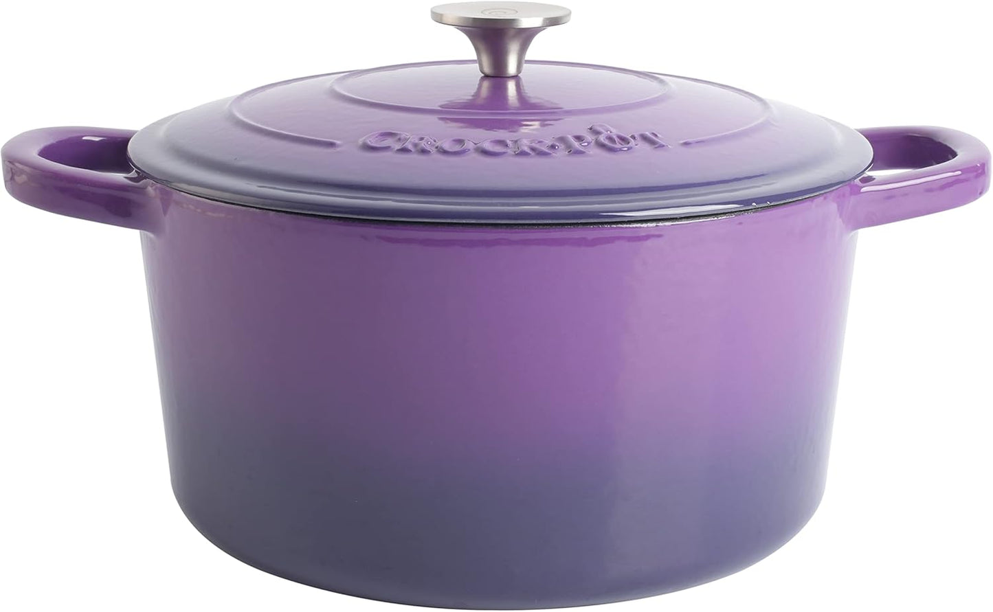 Crock-Pot 3 Quart Enameled Cast Iron Dutch Oven – Aqua S02L