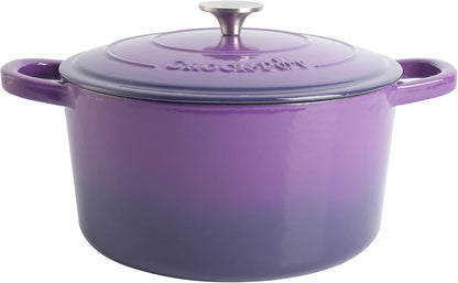Crock-Pot 3 Quart Enameled Cast Iron Dutch Oven – Aqua S02L