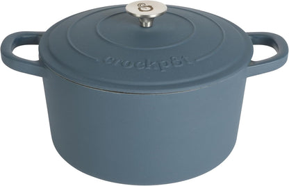 Crock-Pot 3 Quart Enameled Cast Iron Dutch Oven – Aqua S02L