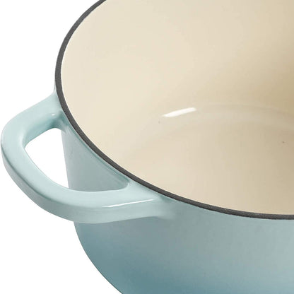 Crock-Pot 3 Quart Enameled Cast Iron Dutch Oven – Aqua S02L