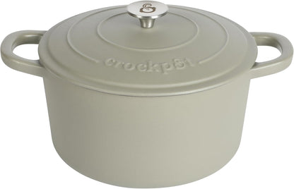 Crock-Pot 3 Quart Enameled Cast Iron Dutch Oven – Aqua S02L