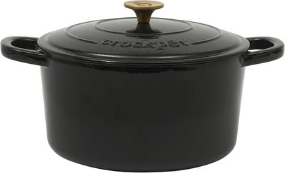 Crock-Pot 3 Quart Enameled Cast Iron Dutch Oven – Aqua S02L