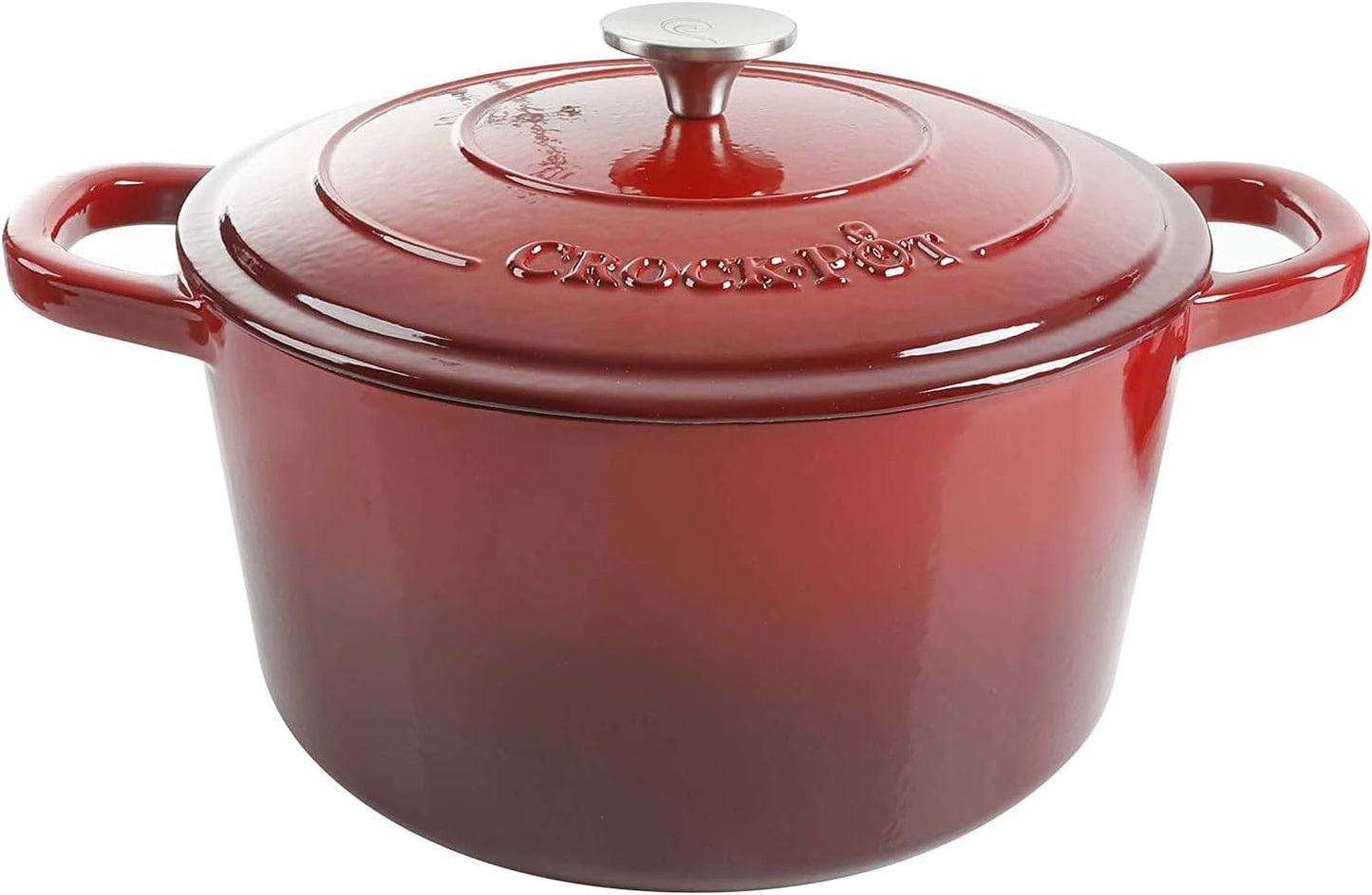 Crock-Pot 3 Quart Enameled Cast Iron Dutch Oven – Aqua S02L