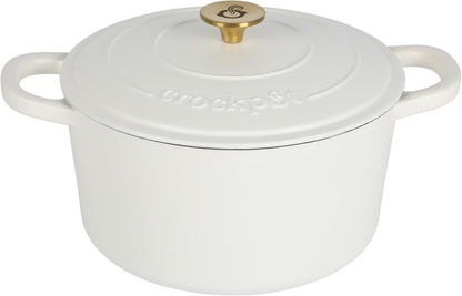 Crock-Pot 3 Quart Enameled Cast Iron Dutch Oven – Aqua S02L