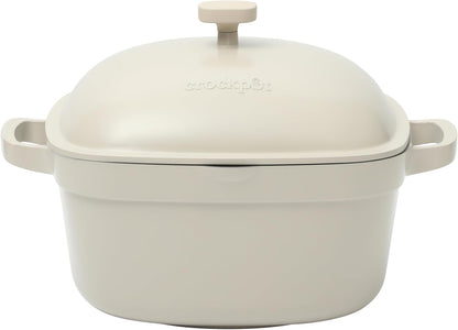 Crock-Pot 3 Quart Enameled Cast Iron Dutch Oven – Aqua S02L