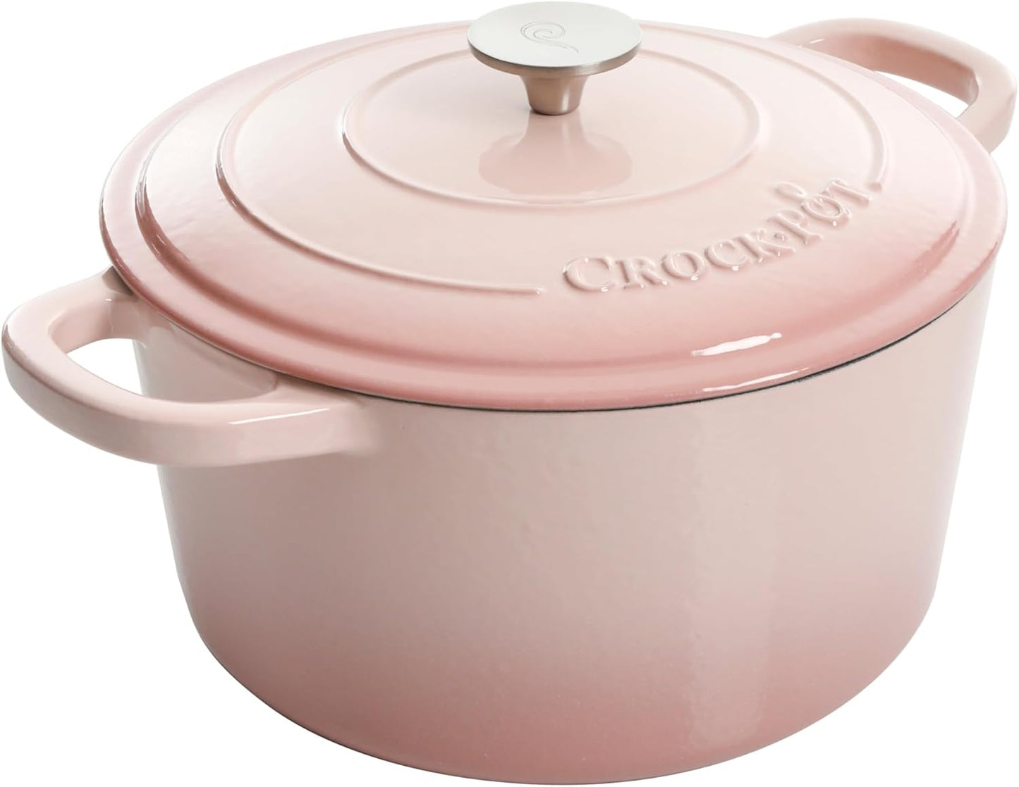 Crock-Pot 3 Quart Enameled Cast Iron Dutch Oven – Aqua S02L