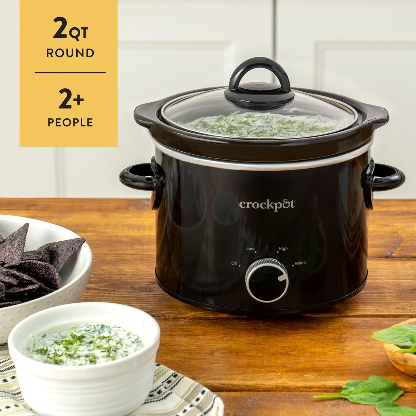 Crock-Pot 2 Quart Mini Slow Cooker – Classic Compact Cooker S01J